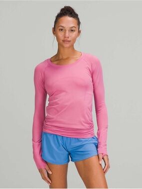 Lululemon Swiftly Tech Long Sleeve Shirt 2.0 in Pink Blossom